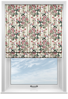 Adelaide, Winnies Bloom Buttermilk - Twist&Fit Roman Blind